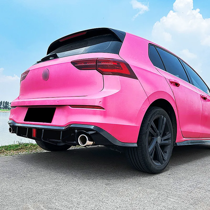 Rear Bumper Diffuser For VW Golf 8 MK8 GTI R-line 2020-2023 Spoiler Splitter Black Body Kit Car Exterior Tuning Accessories ﻿ view 3