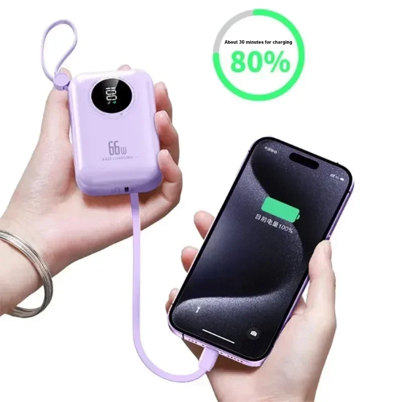 Large Capacity Power Bank 50000mAh 66w Fast Charging Powerbank Portable Battery Charger Spare battery For iPhone Samsung Xiaomi - view 2