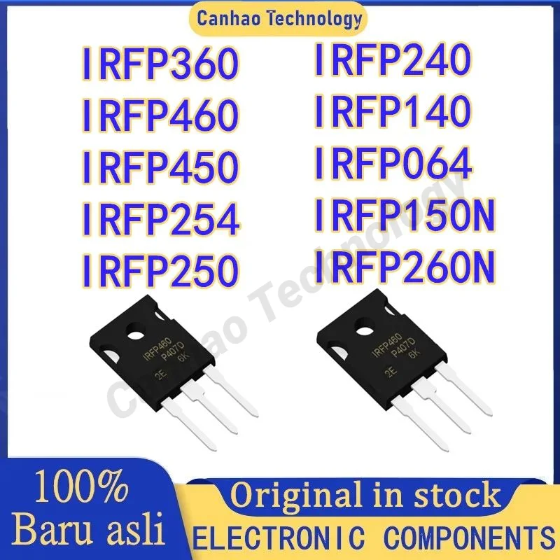 

10PCS/Lot New And Original IRFP360 IRFP460 IRFP450 IRFP254 IRFP250 IRFP240 IRFP140 IRFP064 TO-247