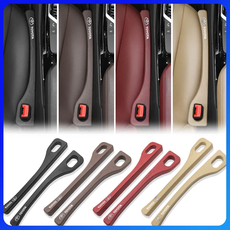 

Car Seat Gap Filler Kit (2Pcs) Side Seam Plug Strips For Toyota Century Auris FCV Mirai Premio Yaris Camry Carola Prius