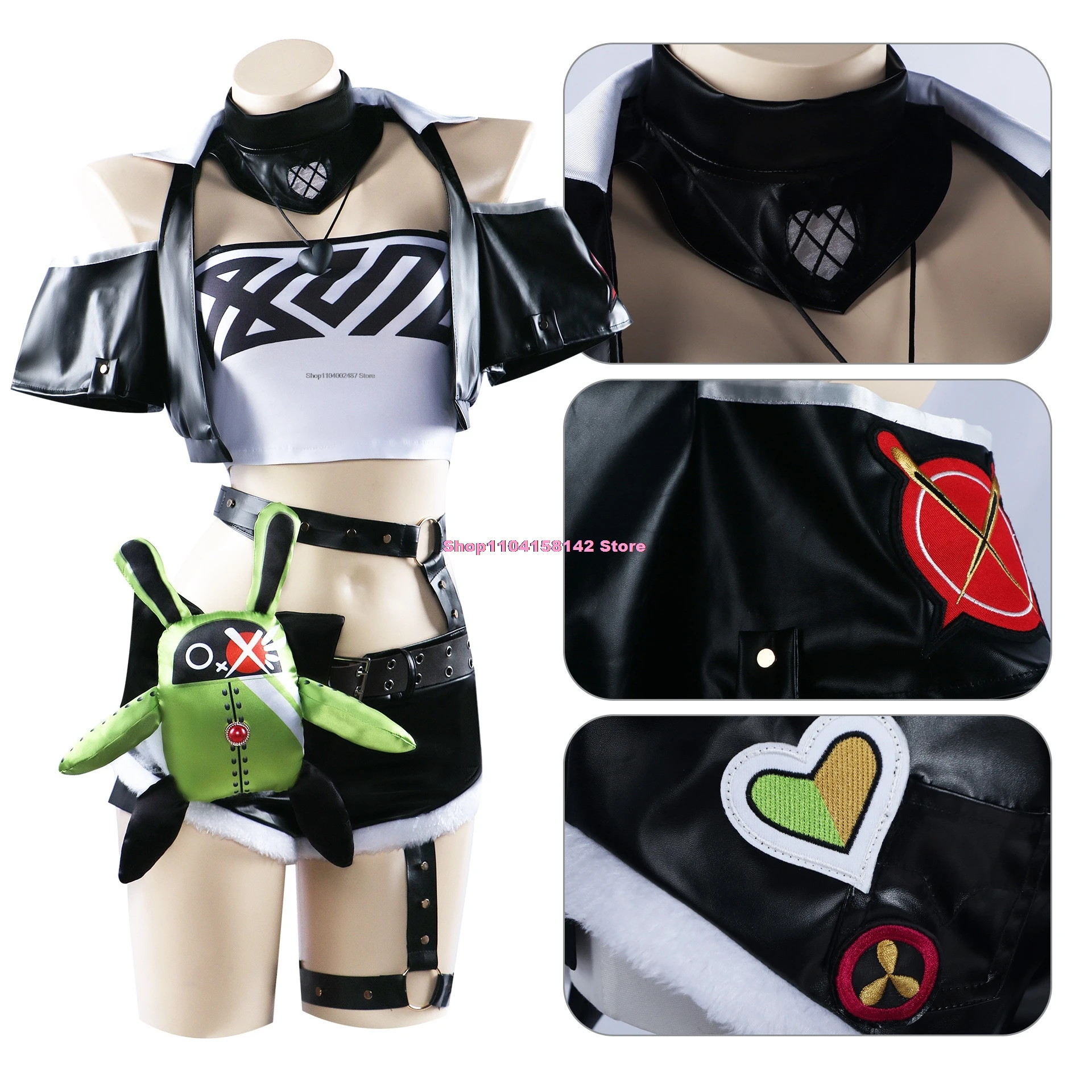 Nicole Demara Cosplay Kostuum Zenless Zone Nul Carnaval Uniform Pruik Anime Halloween Kostuums Mannen Spel Karakter Outfits