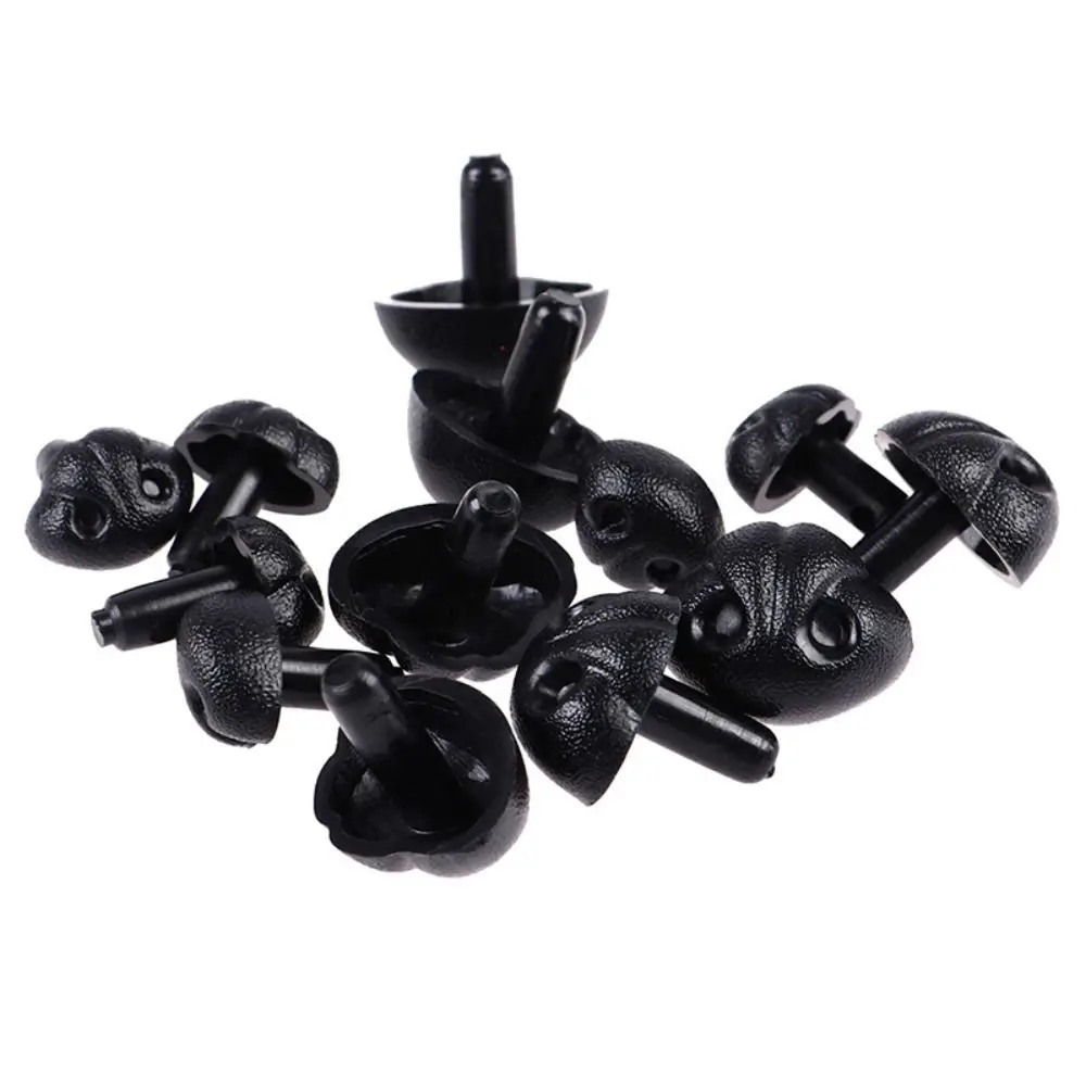 Animal Doll Dog Nose 15/18/21mm Plastic Noses DIY Accessories For Crochet Toy Plug-in Doll Making Supply 10Pcs