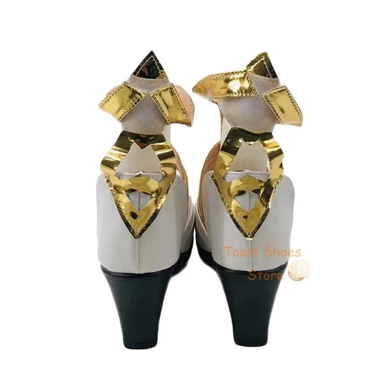 게임 Genshinimpact Kaveh 코스프레 하이힐 신발 콘 할로윈 코스프레 의상 소품 섹시한 스타일 신발