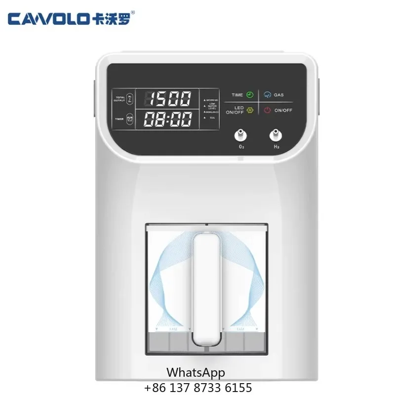 

2023 Cawolo HIM-19 Large Flow 1500ml Hydrogen Breathing Generator Pem Hydrogen Machine Inhaler