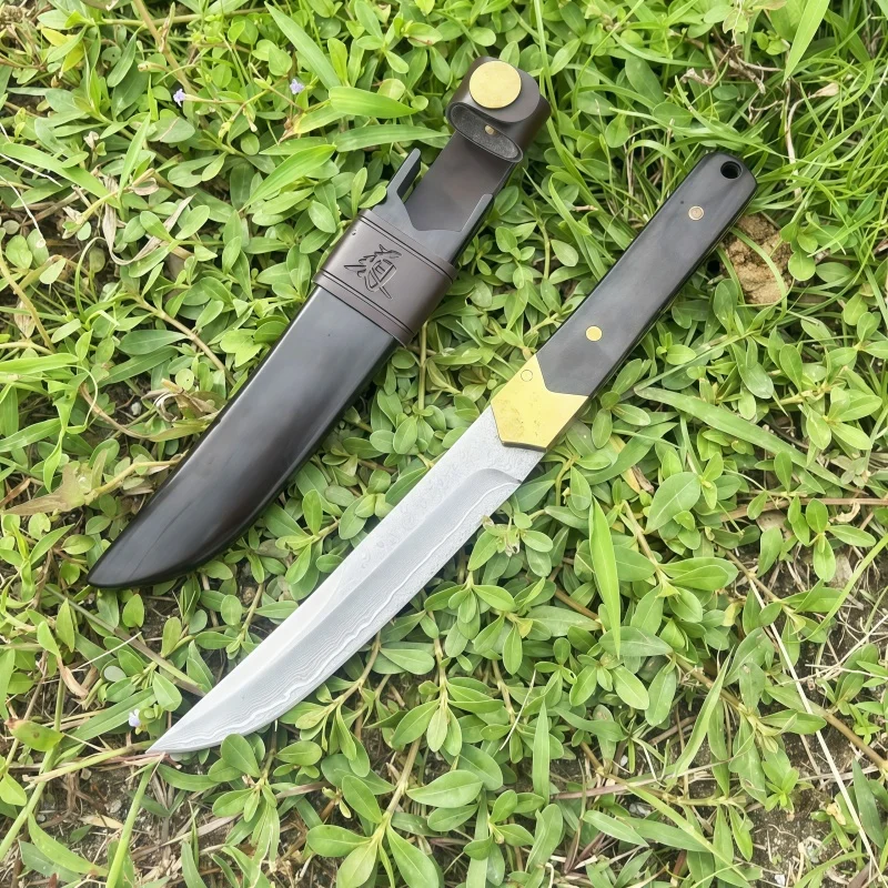 

Camping pocket knife, sharp and high hardness, outdoor straight knife, fruit knife