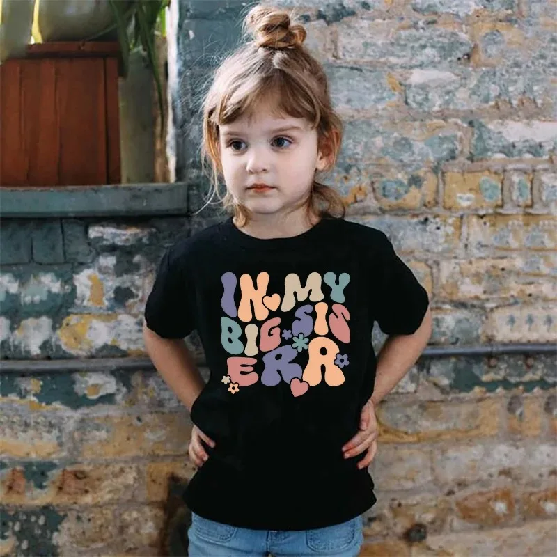 In My Big Sis Era Shirt Funny Toddler Shirts Irth Announcement Kids T-Shirt Pregnancy Announcement Gift Toddler & Youth Tee