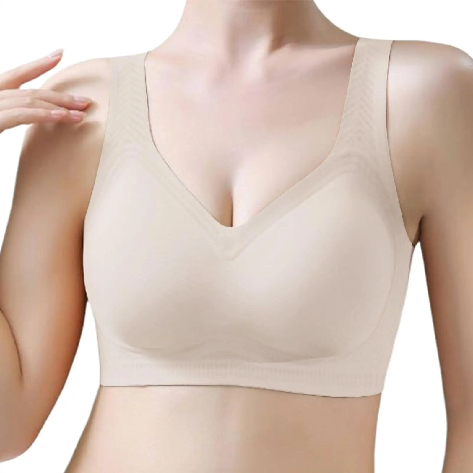 

Jelly Bras For Women Seamless Jelly Wireless Push Up Bra Breathable Underwear For Lift Support Coverage Comfort Sports Everyday
