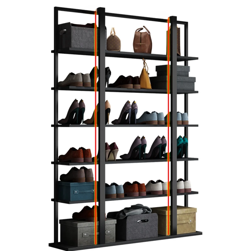 Étagère à chaussures, porte Simple, rangement d'armoire à chaussures, étagère à chaussures, économie domestique, belle apparence intérieure, multicouche