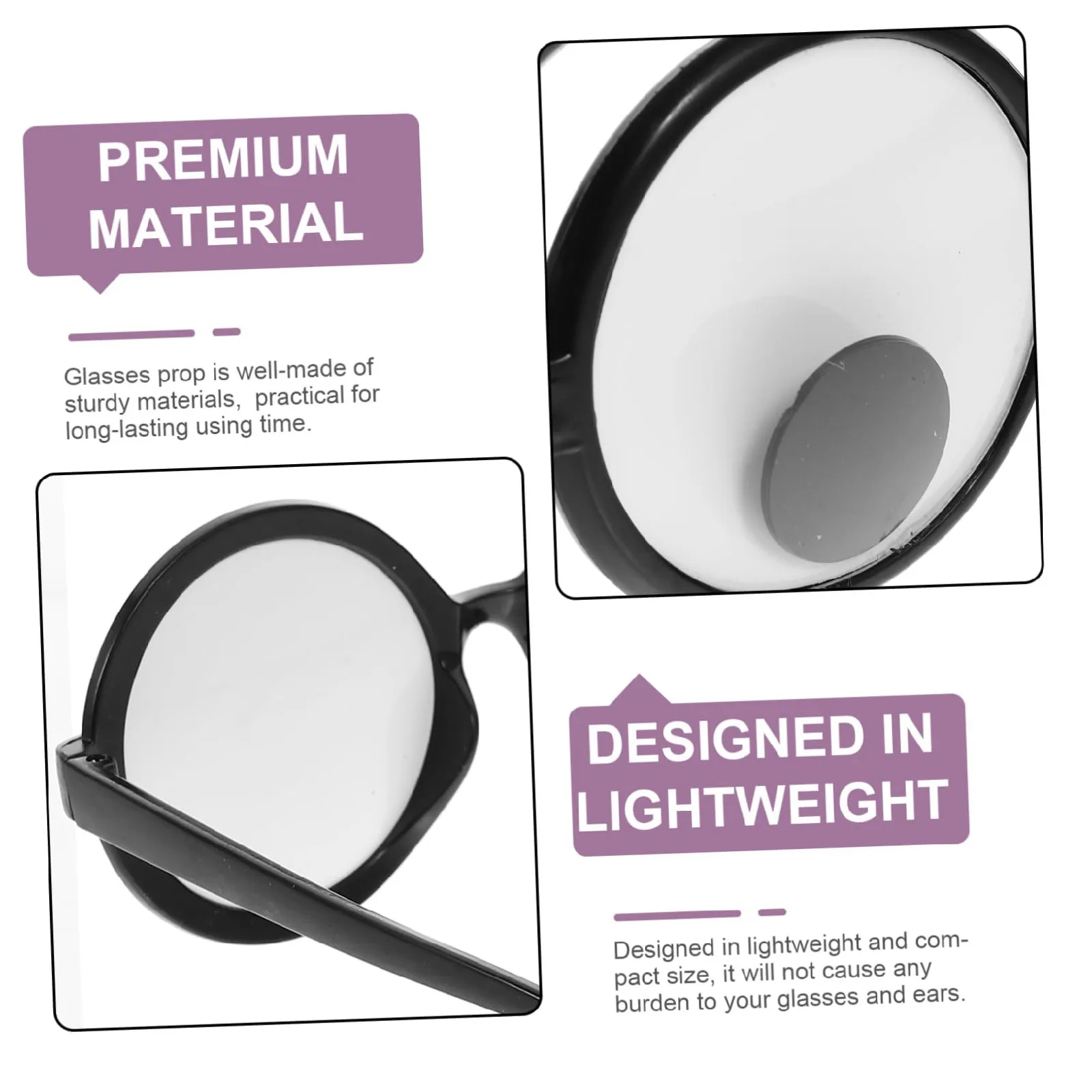 مضحك مجنون حزب اللباس نظارات الجدة زي حزب كرنفال الحدث الديكور اكسسوارات الجدة حزب هدية #3