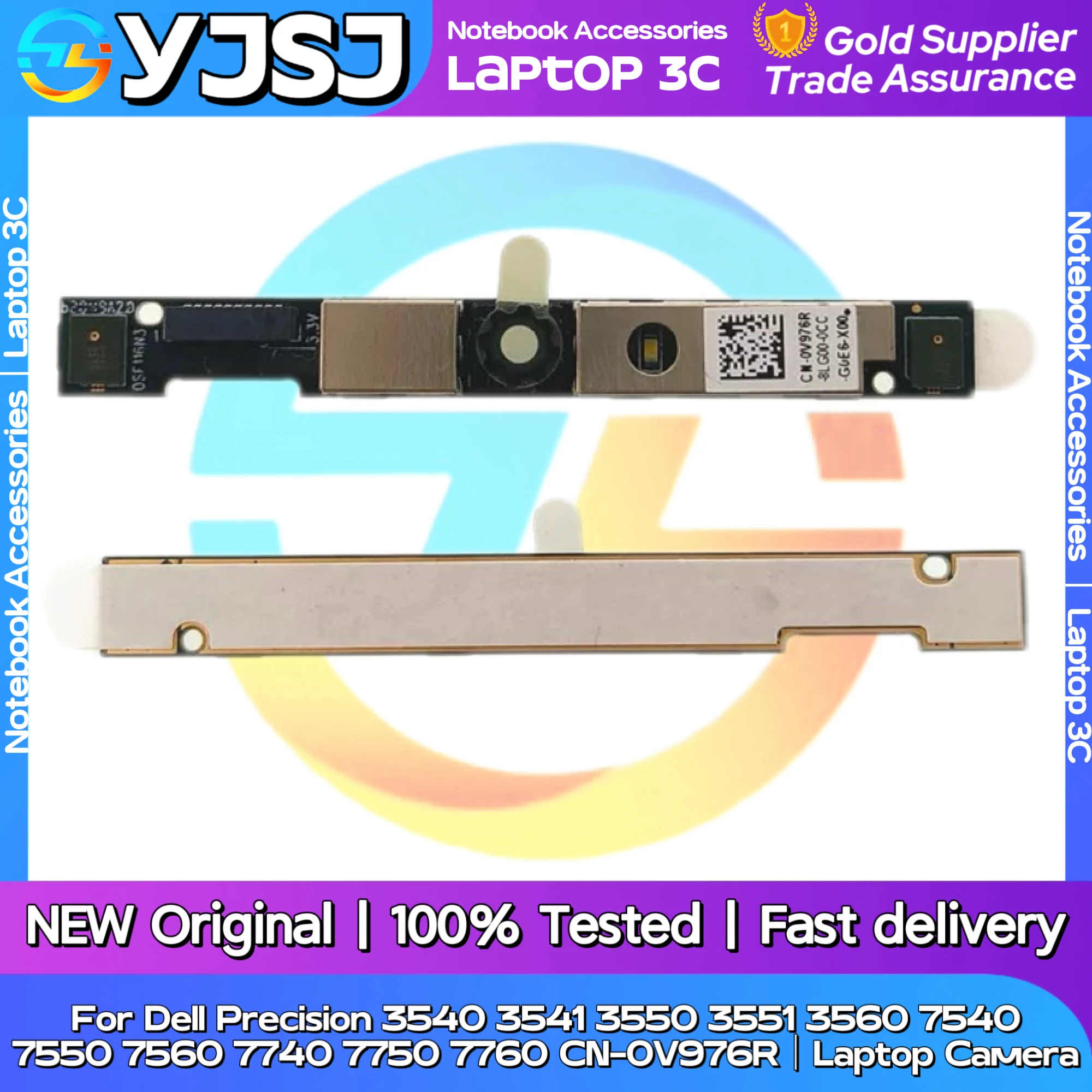 

New Original Laptop Camera For Dell Precision 3540 3541 3550 3551 3560 7540 7550 7560 7740 7750 7760 CN-0V976R Video Head Module