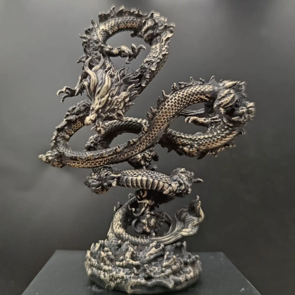 Shenlong pure copper chinese dragon ornaments, high-end handicrafts, home ornaments, high-end creative and exquisite gifts