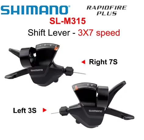 SHIMANO Altus SL-M315 SL-M310 MTB Shifter 2X7 2X8 3x7 3x8 2 3 7 8 14 16 21 24 S Speed Mountain Bike Shift Lever Trigger Set image 2