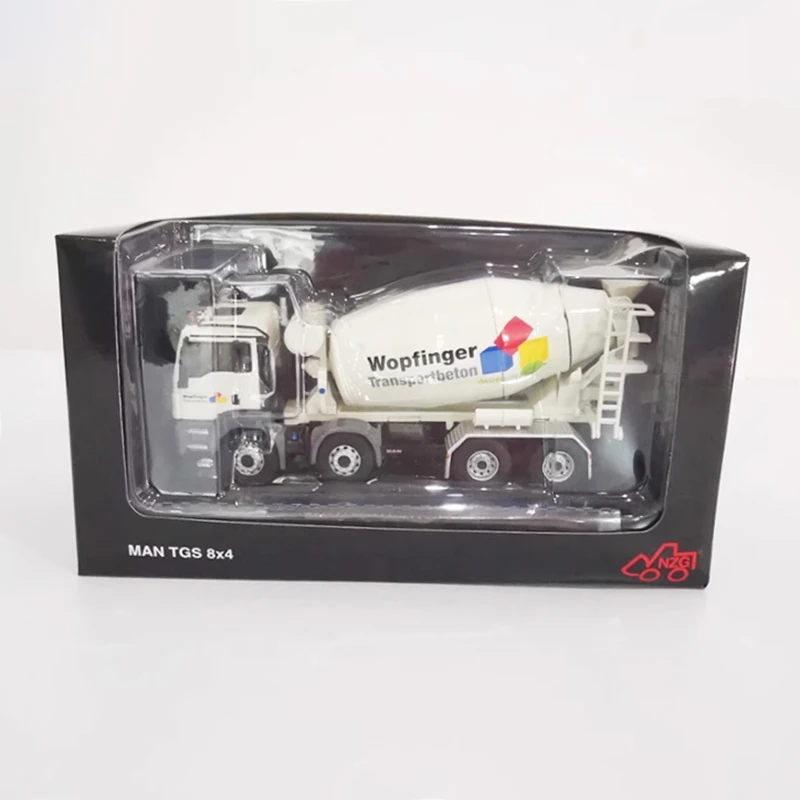 NZG Diecast 1:50 Schaal MAN TGS 8x4 Cement Mixer Truck Legering Techniek Auto Model Collectie Souvenir Display ornamenten