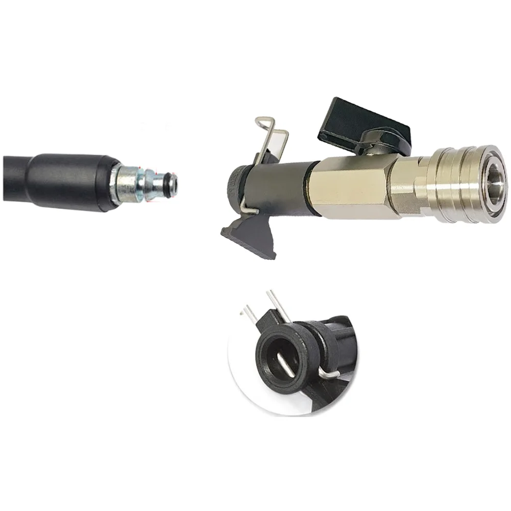 2320psi Rated Black Pressure Washer Tip Stainless Steel Construction PA And Stainless Steel For Pressure Washer For Bosch