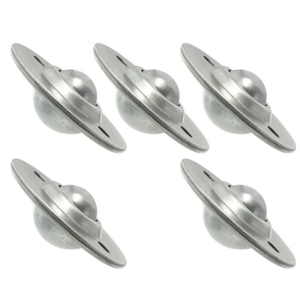 5 Pcs/Lot CY-16B B Type UFO Flying Saucer Type Nylon Ball Metal Transfer Bearing Unit Conveyor Roller WheelsT98C