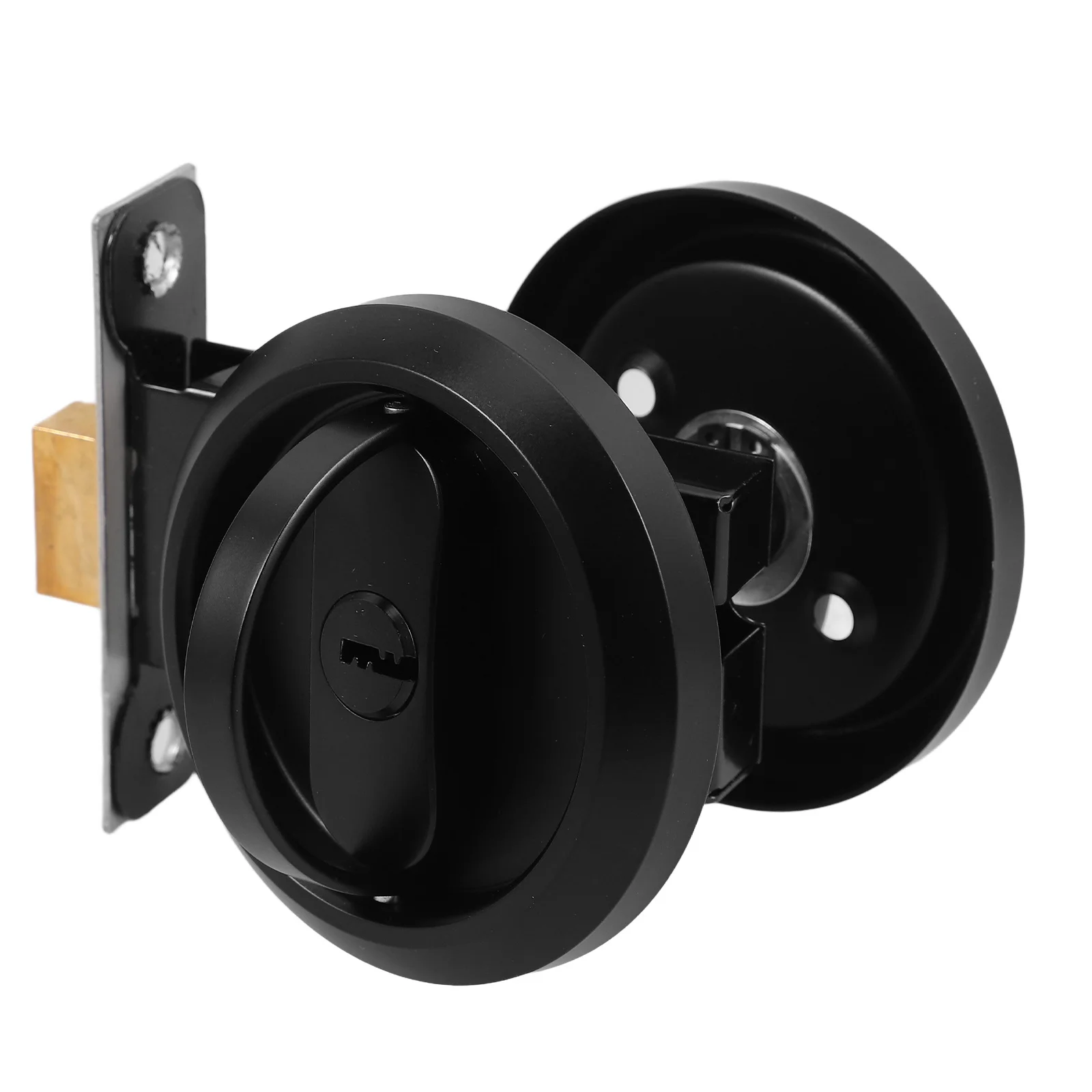 隠しドアロック 304 ステンレス鋼 目に見えないポケットドアロック プライバシーラッチ 寝室 バスルーム キッチン オフィス セキュリティ用