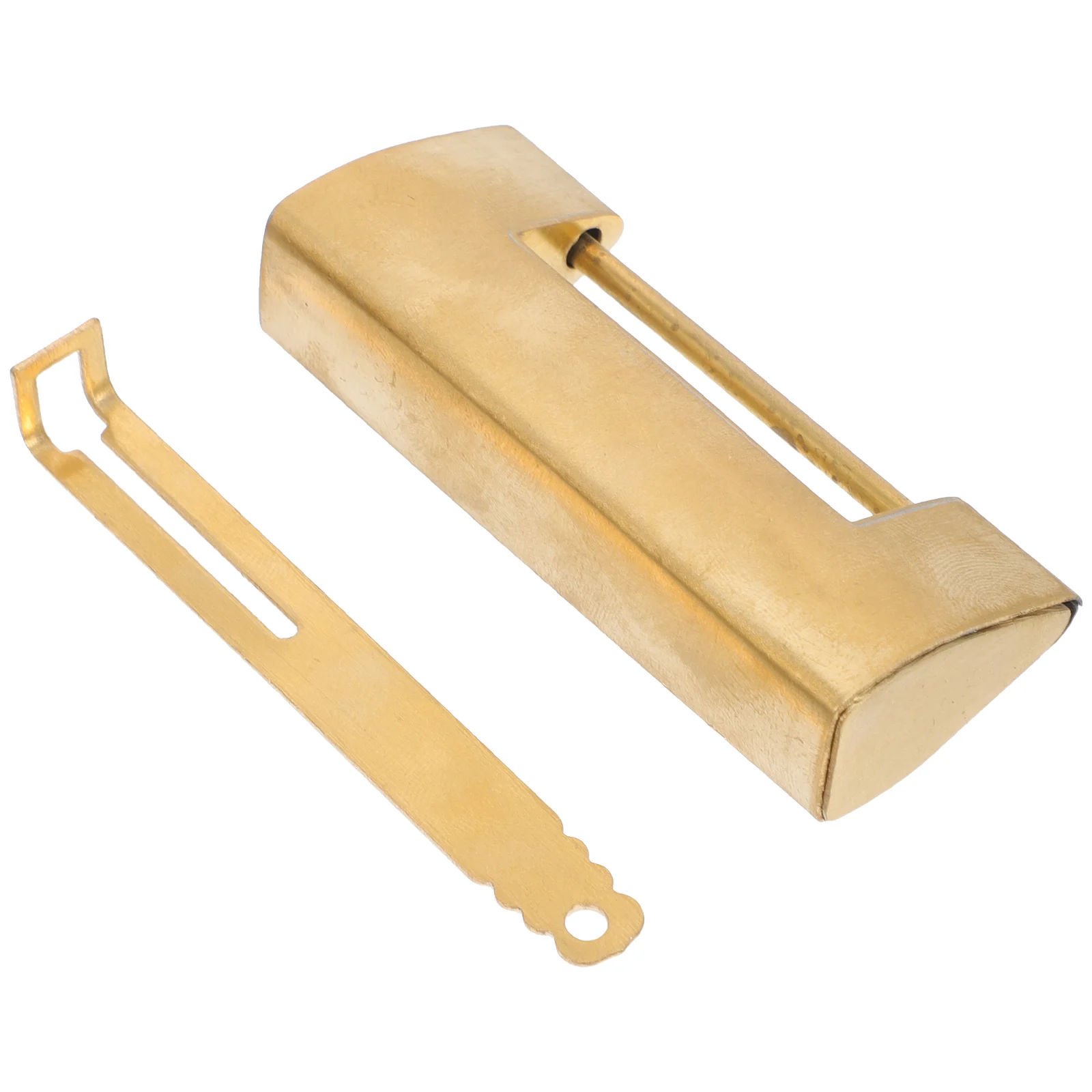 Öffnen Sie das Vorhängeschloss horizontal, Vintage-Riegel, chinesischer Stil, Kupfer, dekorative kleine Box