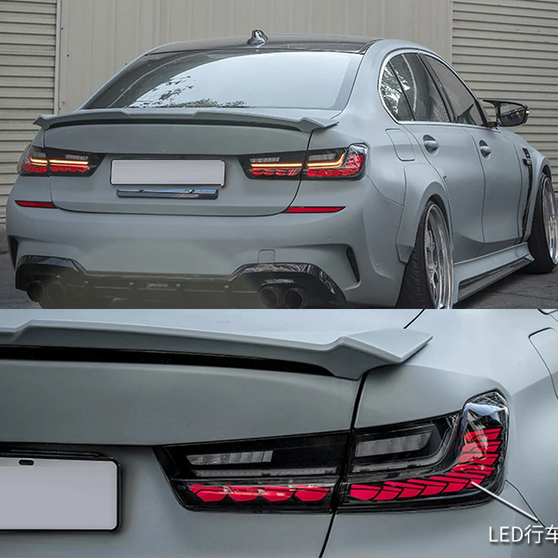 

Для BMW 3 серии G20 M3 G80 330 340i 320i 325i 2019-2022 GTS Задние фонари Задние фонари Задние фонари Полностью светодиодные динамические