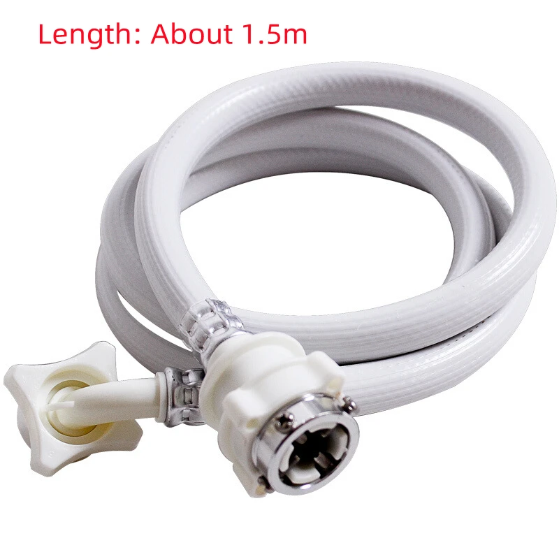 

1PC Plumbing Pipe Automatic Washing Machine Water Inlet Pipe 1.5m PVC Explosion-Proof Water Pipe