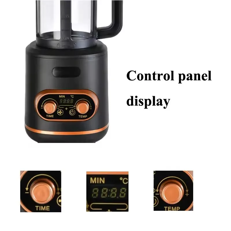 220V Electric Coffee Bean Roaster Baking Machine With Temperature Control And Timing Function Automatic Cooling 300g Capacity