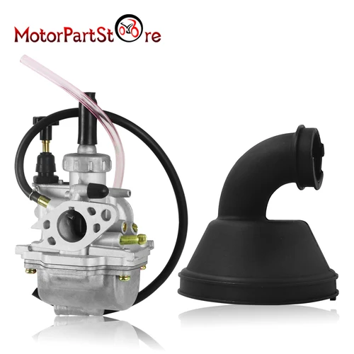 Carburador LT80 con colector de admisión para Suzuki LT 80 Quadsport ATV 1987-2006 13200-40B00 13200-40B10