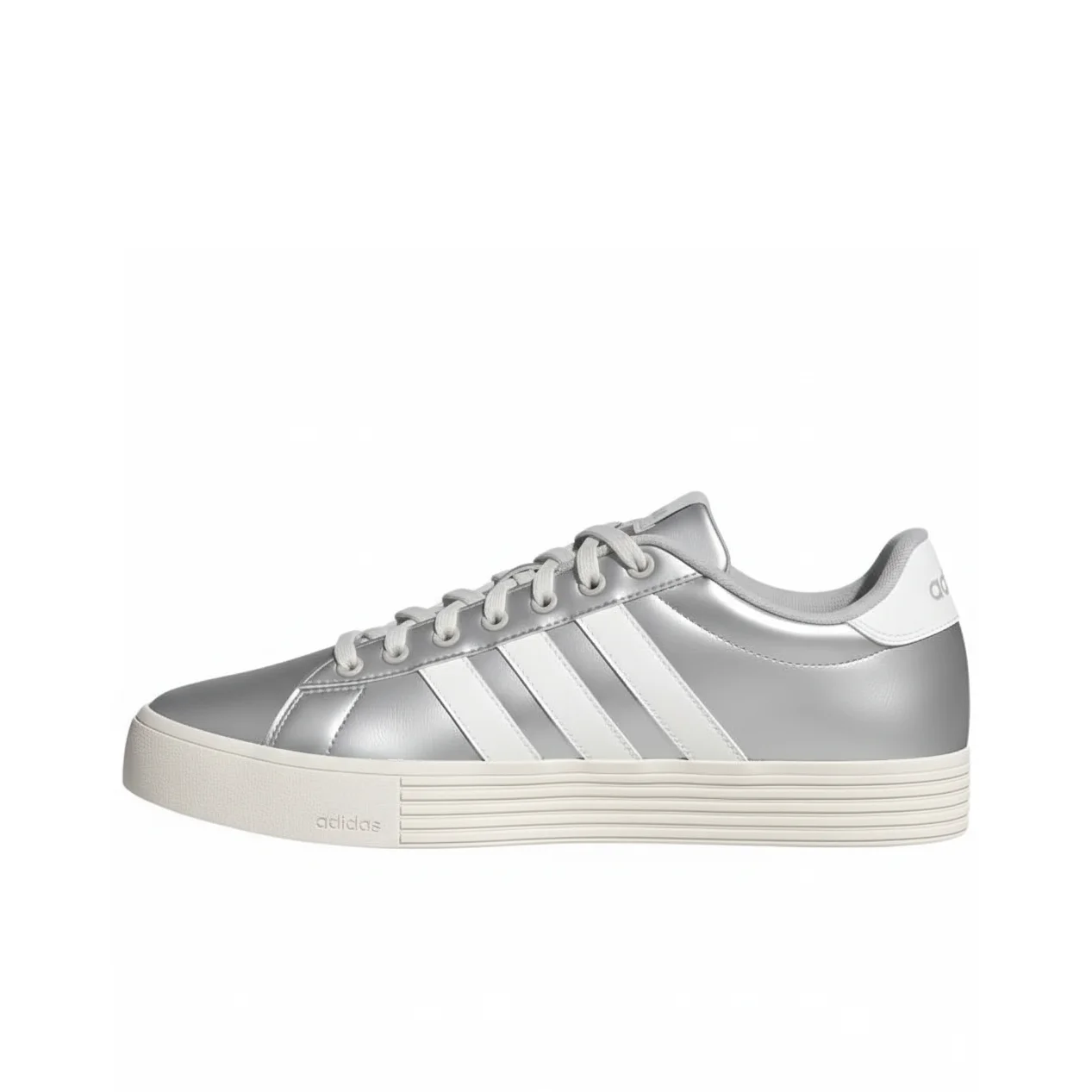 Adidas Daily 4.0 Low top Skateboard Shoes Unisex Silver White KH8007