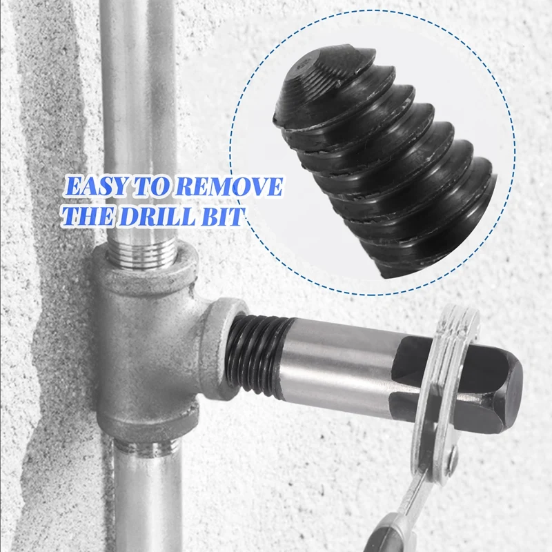 A27R-7 20 มม.1/2 Dn15 ท่อเสียหายสกรูหัก EXTRACTOR เจาะ Bits Easy OUT Remover Center เจาะเสียสลักเกลียว