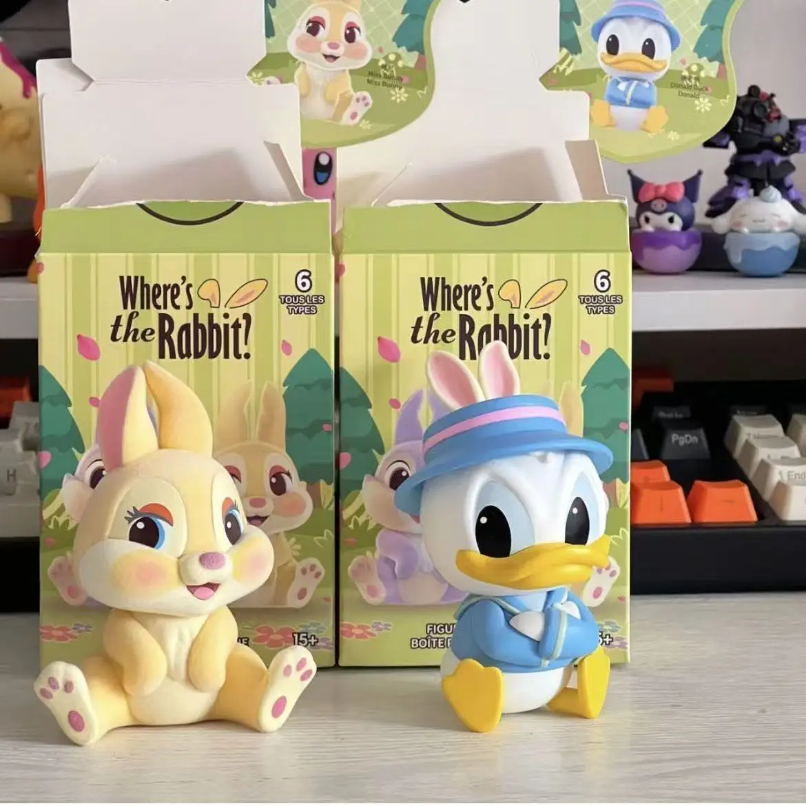 

Cute Hot Sale The Macaron Series Blind Box Plush Doll Keychain The Box Vinyl Doll Backpack Pendant Decoration Festival Gift