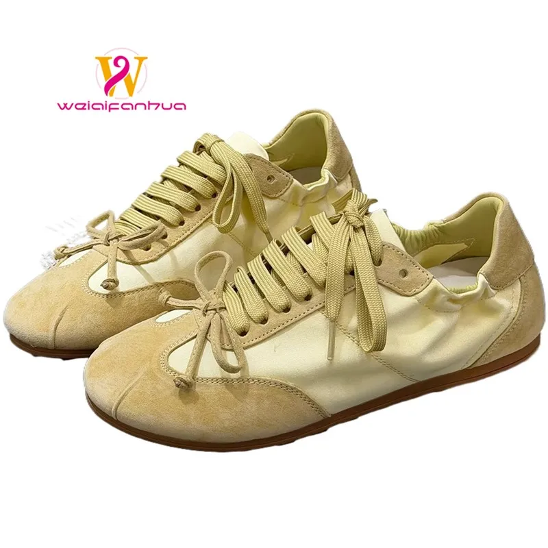 

Women's 2026 New Ballet-style Training Shoes - Women's Flat-heeled Height-increasing Sports Shoes - Student Single Shoes