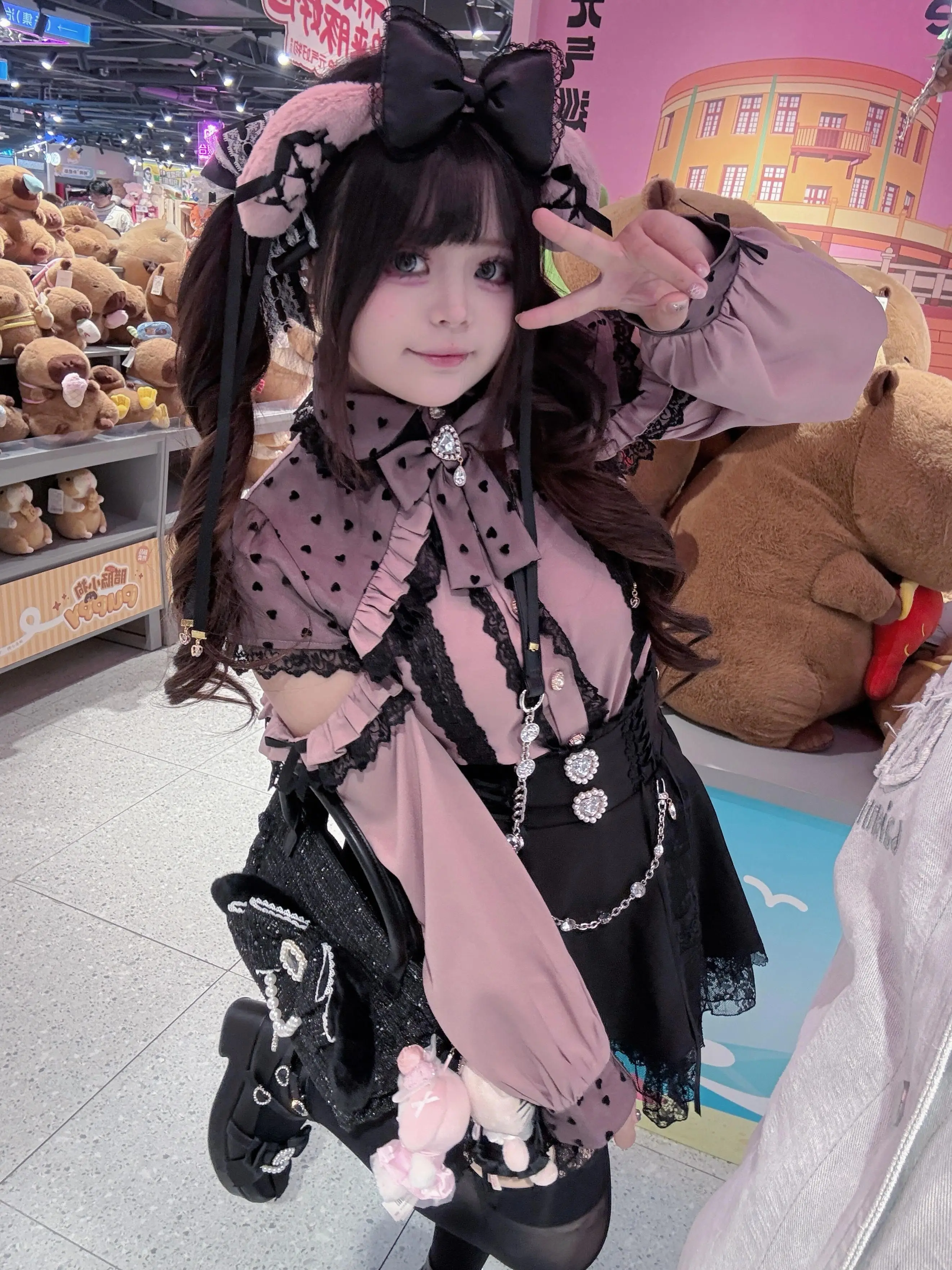 Kawaii Jirai Kei Japanese Sweet Lolita Blouse Y2K Aesthetic Shirt Mine Series Skirt Girl Long Sleeve Cute Elegant Tops Women