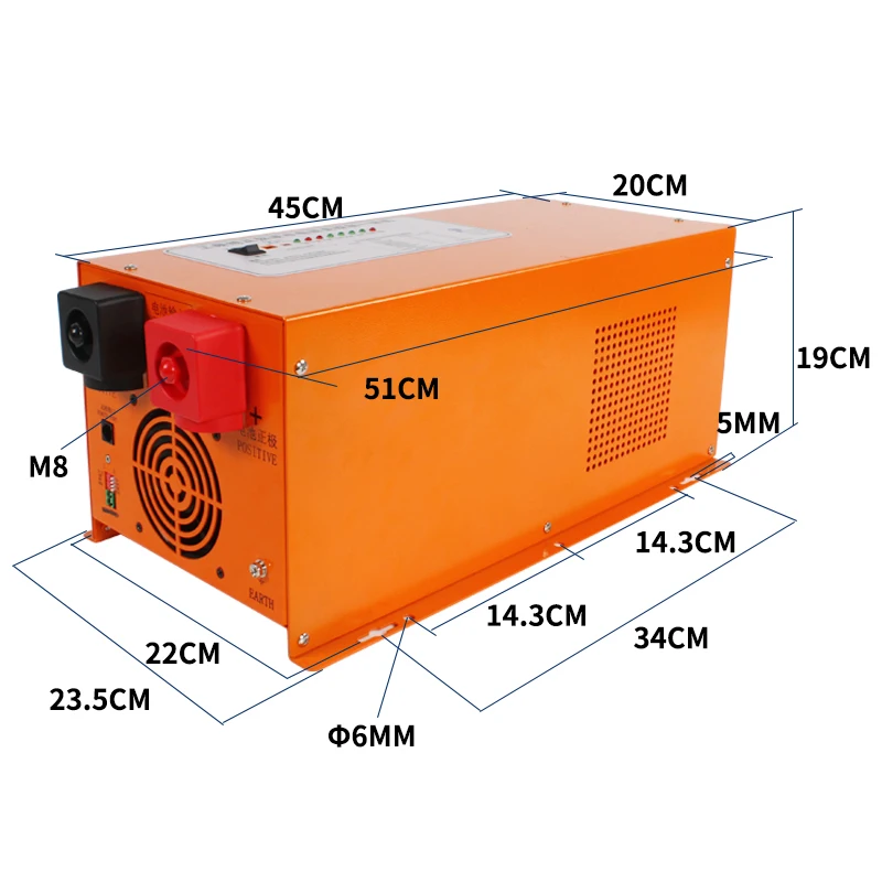 الملحقات 12 فولت 2.5/3 كيلو واط سيارة RV عاكس الطاقة المحمولة #3