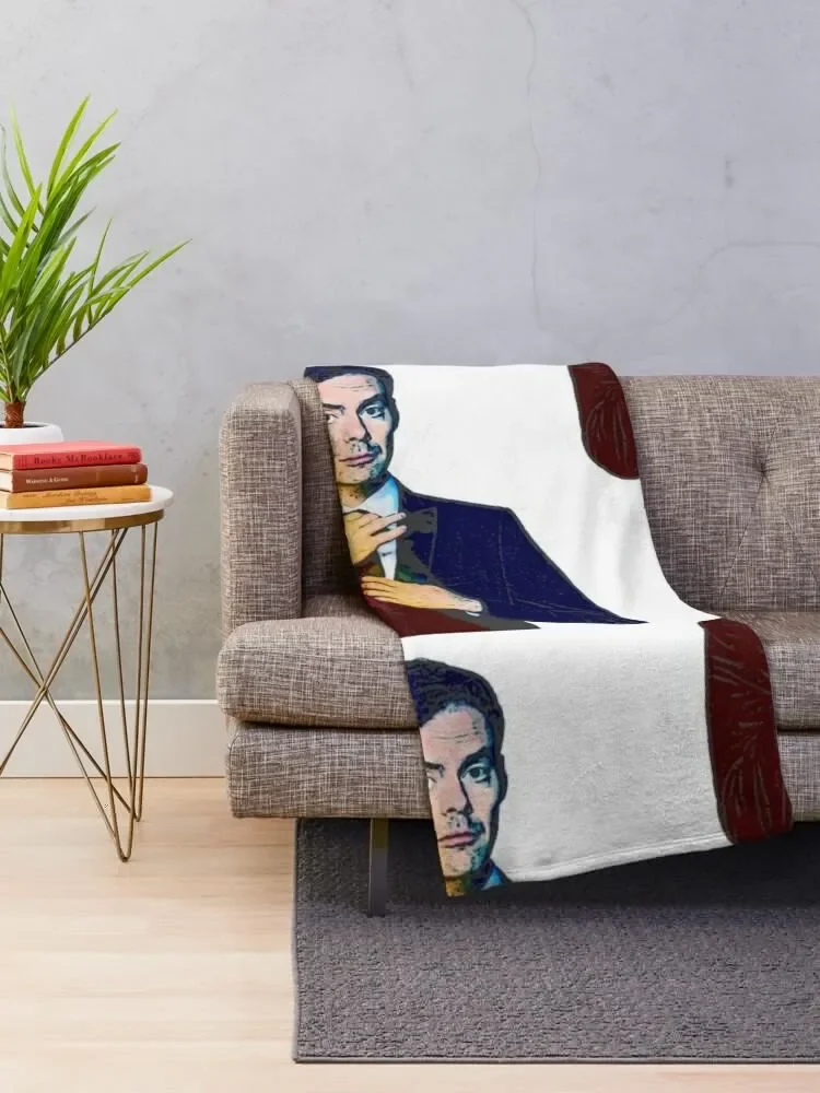 Pastel Holographic Bill Hader Throw Blanket Single Comforter Blankets