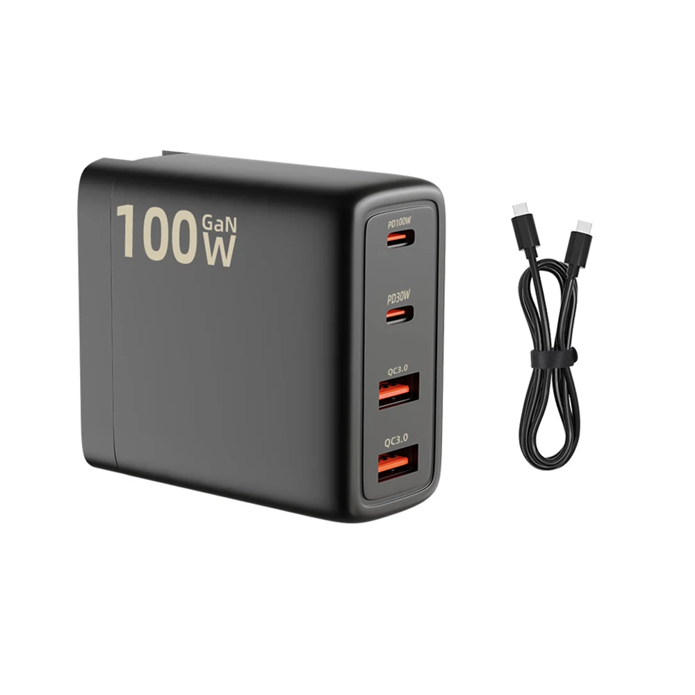 PD 100W Charging Plug for Gopro Hero 13 12 11/Action 4/Pocket 3/Insta 360 Sports Camera USB-C Multi-Port Charger