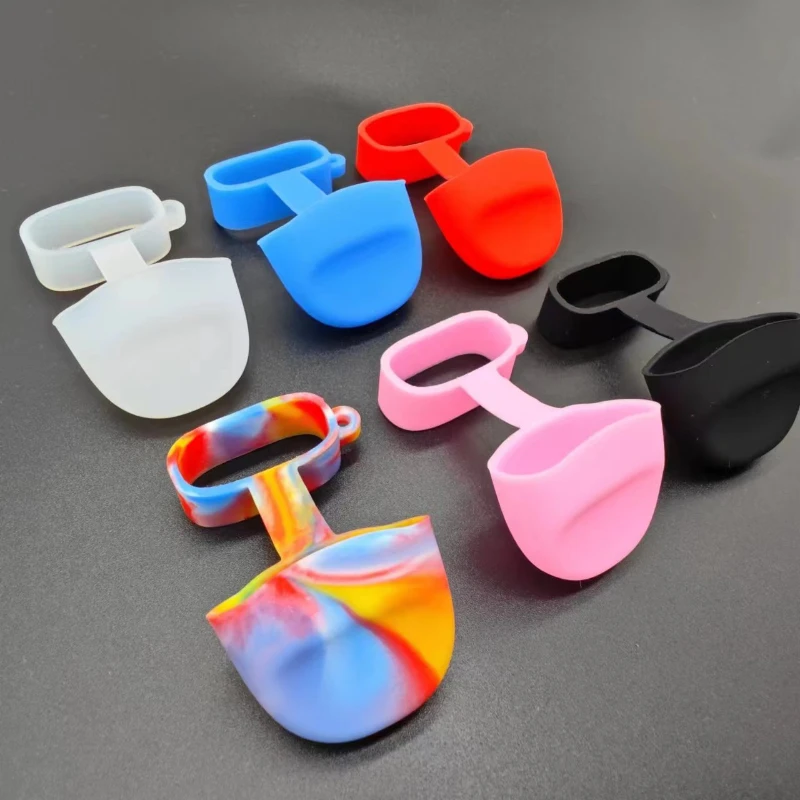 Lanyard O Ring Non-slip Hanging Ring Anti-drop Silicone Rubber Ring Cover Anti Portable Silicone Ring Dust Cover