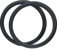 700C Symmetric Carbon Fiber Road Wheel Rim 32mm Wide Tubeless Cycling Performance Enhancer