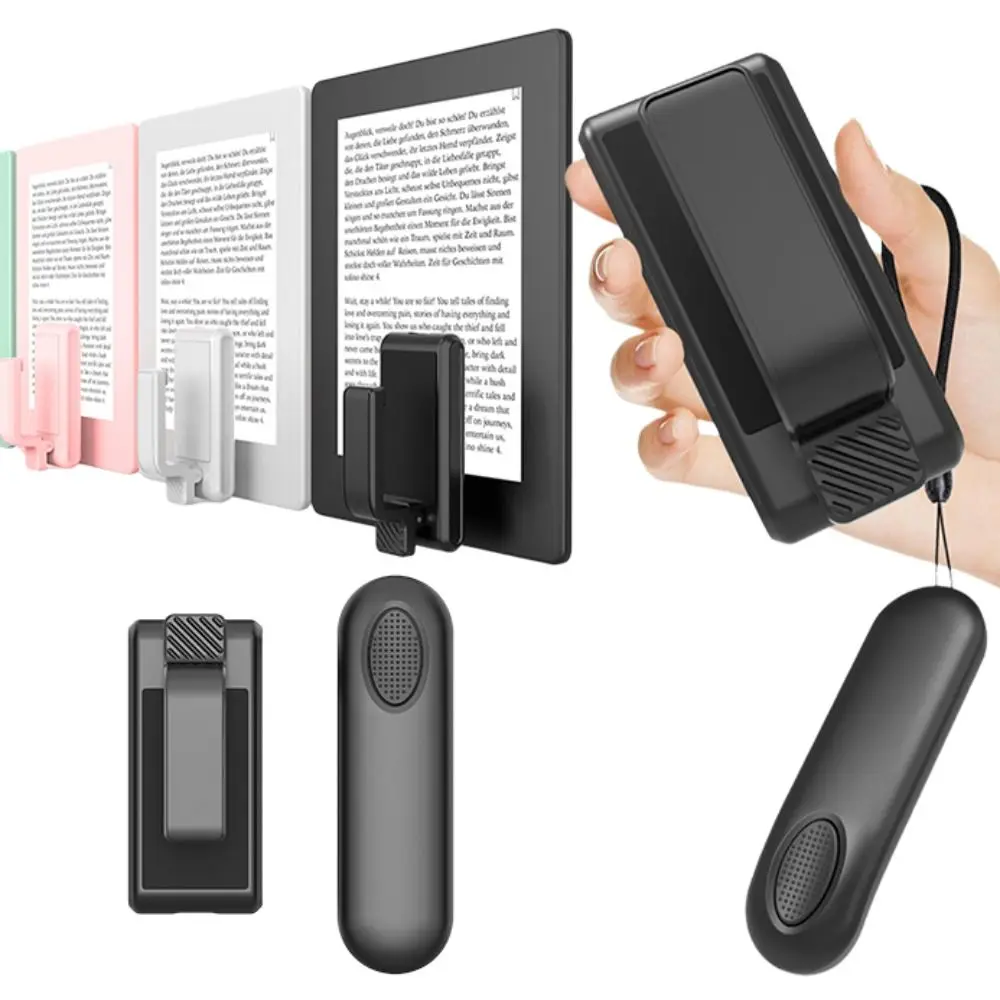 

Creative 2-in-1 Remote Page Turner Rechargeable ABS Automatic Clicker Lightweight Screen Tapper for Kindle E-book Reading