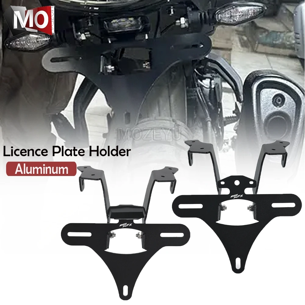 

For CFMOTO 800MTX 800MT-X / Rally 2024 2025 2026 2027 800 MT-X License Plate Holder Bracket Rear Tail Tidy Fender Eliminator Kit