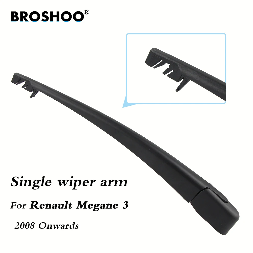 BROSHOO-escobillas de limpiaparabrisas trasero para coche, brazo de limpiaparabrisas trasero para Renault Megane 3 (2008 en adelante), 355mm, estilo