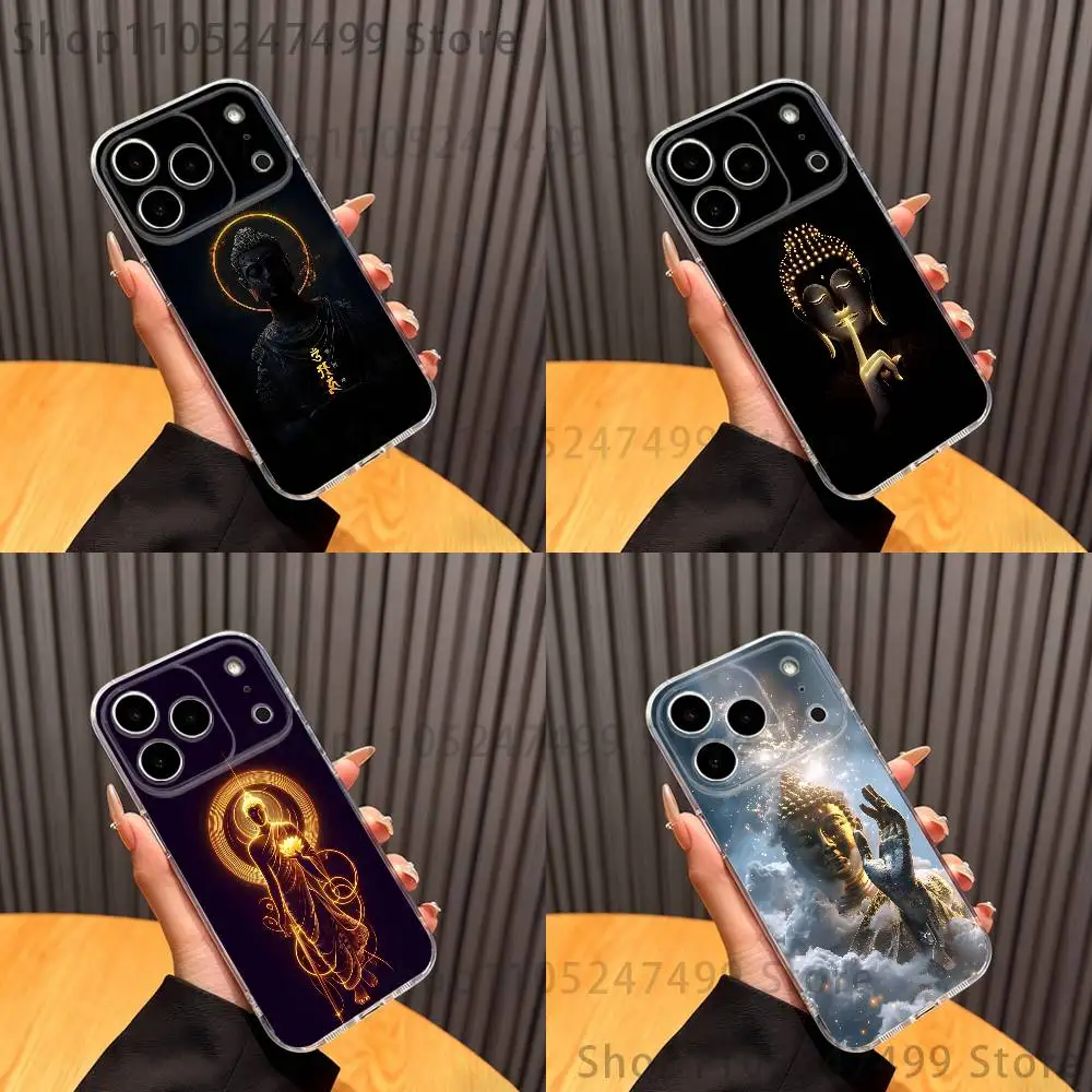 

Lord Buddha Phone Case iPhone17 16 15 14 13 12 11 Pro Max Plus Mini Clear Full Back Cover Silicone Soft Shell