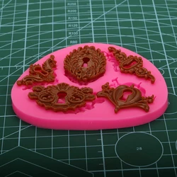 Antique Key /Lock/ Baroque Key Steampunk Gears Silicone Mold / Machine Gears Fondant Mold / Resin / Cake Decorating / Candy Mold