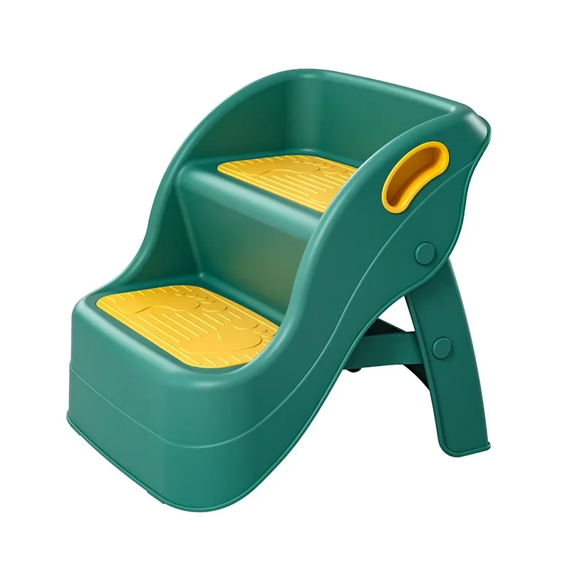 Marchepied pliant PP pour enfants, escabeaux et escabeaux, escabeau d\'escalier, tabouret de salle de bain, escalier de bébé, nouveau, 38x39x38cm