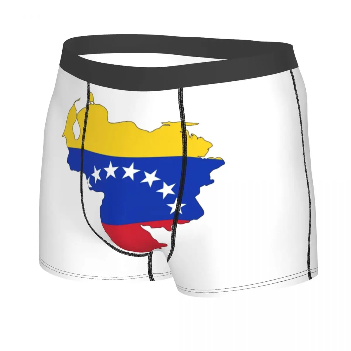 Custom Venezuela Flag Map Underwear Male Printed America Pround Boxer Briefs Shorts Panties Soft Underpants