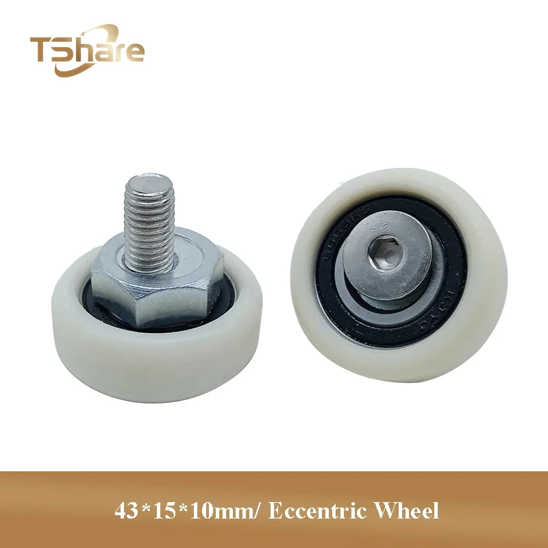 

TShare 10PCS 43x15x10mm M10 Precision Panel Saw Woodworking Machinery Parts Eccentric Wheel for Sliding Table Saw