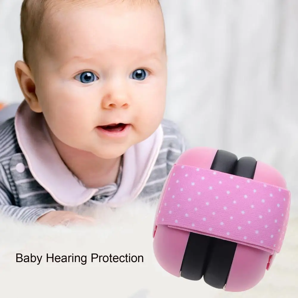 Adjustable Baby Earmuffs Infant Noise Cancelling Headphones Comfortable Ear Protection for Babies 0-36 Months for Sleep