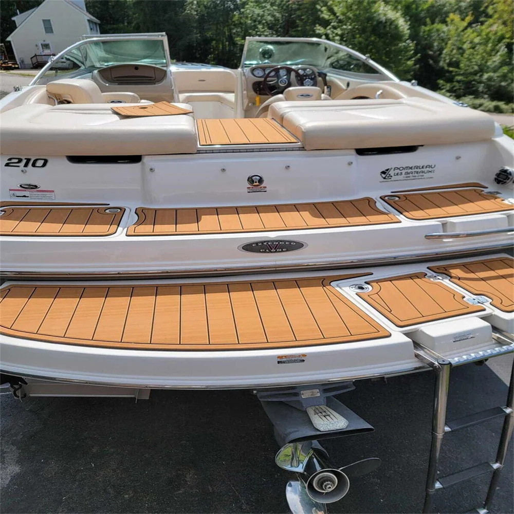 2007 Chaparral 210 SSI Swim Platform Cockpit Boat EVA Foam Teak Floor Pad Mat SeaDek MarineMat Style Self Adhesive ZS