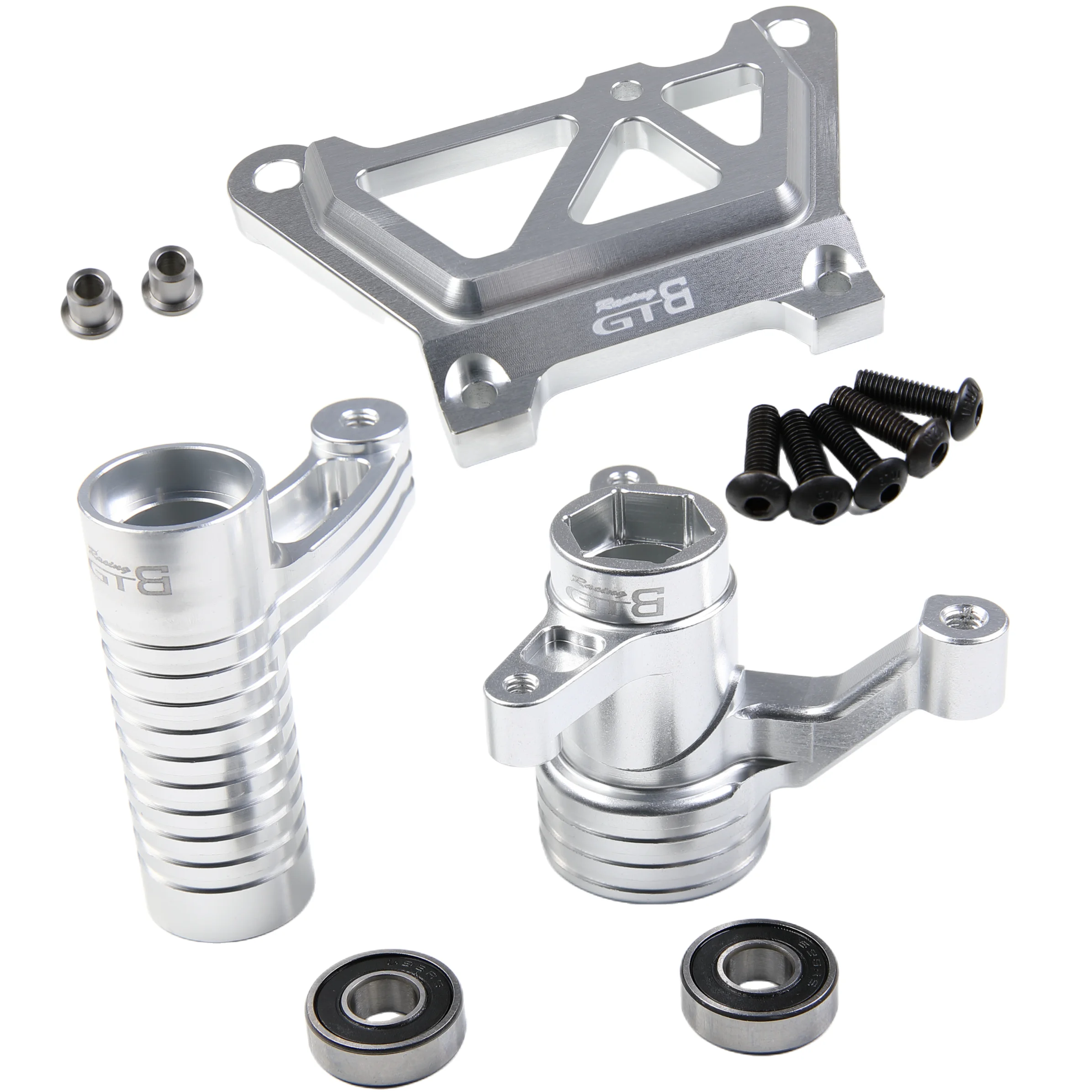 

GTB Metal Front Top Chassis Plate & Steering System Set for 1/5 RC Car LOSI DBXL-E 2.0