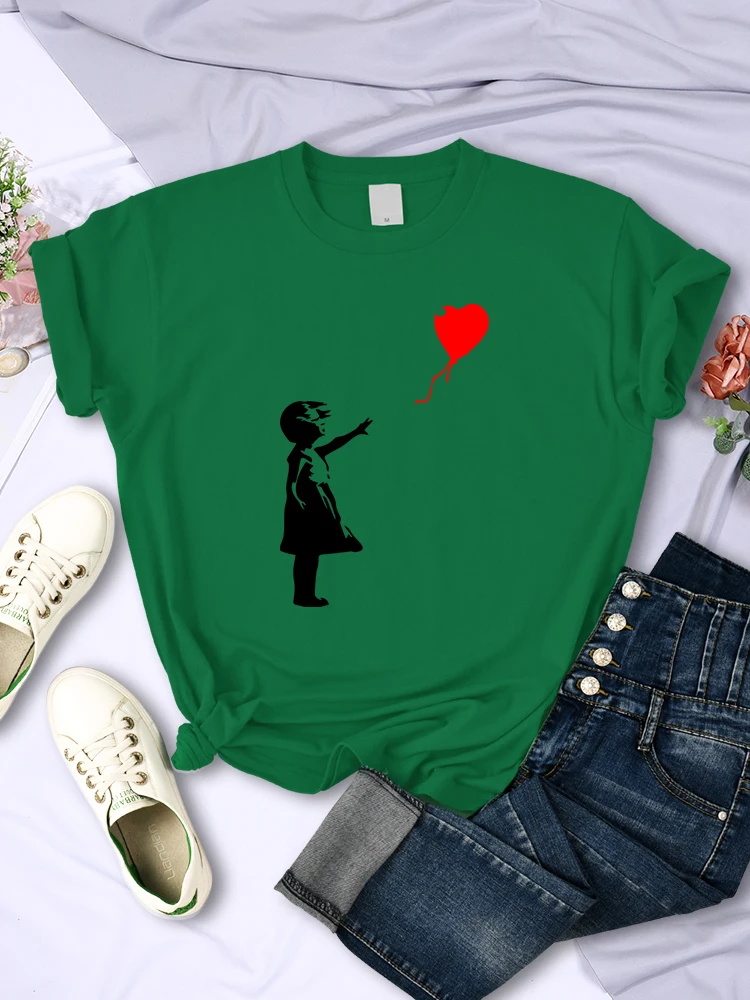 HAMPSON LANQE Let'S Fly Love Balloons Prints T-Shirt White 6