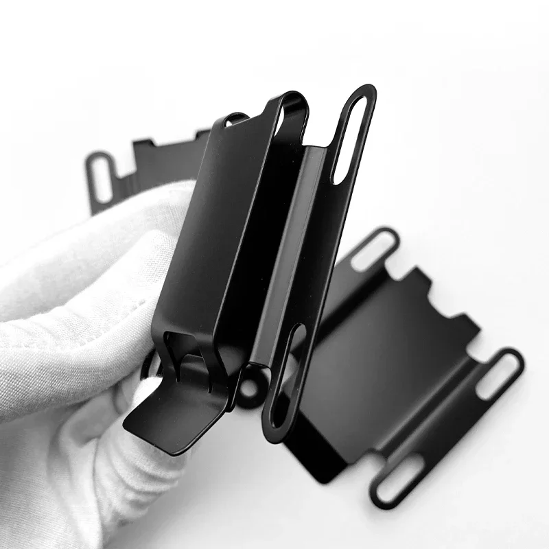 1 stuk Rvs KYDEX Riemclips Universele Mes Schede Taille Clip Outdoor Handgemaakte DIY Materialen Versterkte materialen