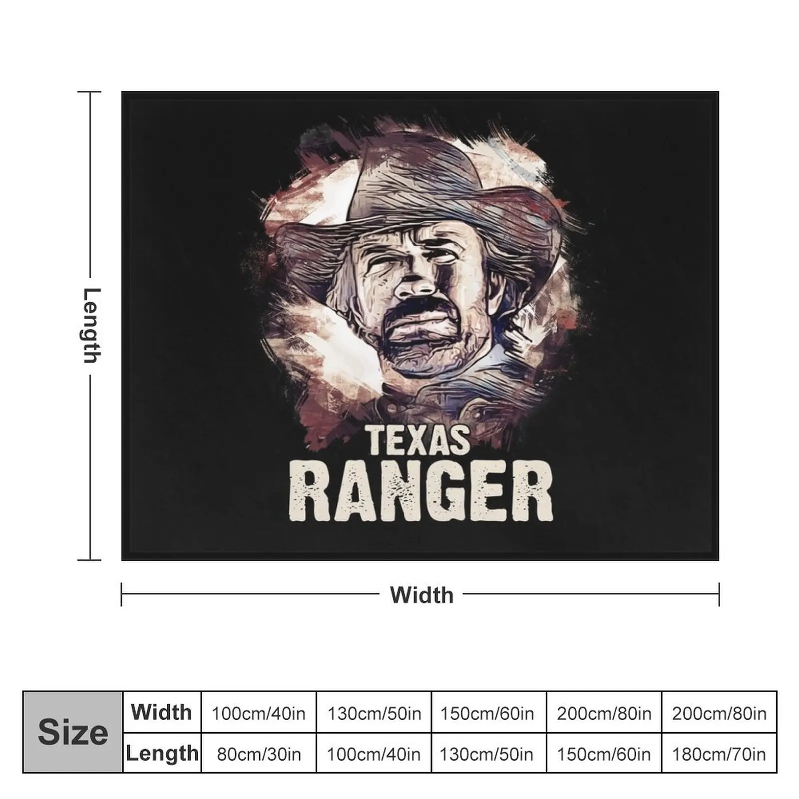 CHUCK - The Legendary Texas Ranger Throw Blanket Summer Retros Decorative Sofas for winter Blankets