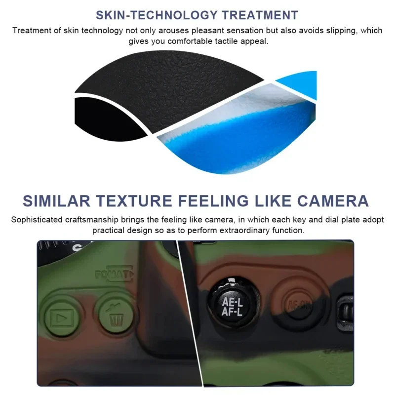 For Nikon D750 DSLR silicone protector camera body cover Armor Skin case cover pixel